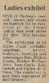 19810904 CHENIL GALLERY FALAISE DE LA FORCE LILY CORBETT JANE COYLE MIRIAM YOUNG DEIDRE BORLAISE ARCA CN